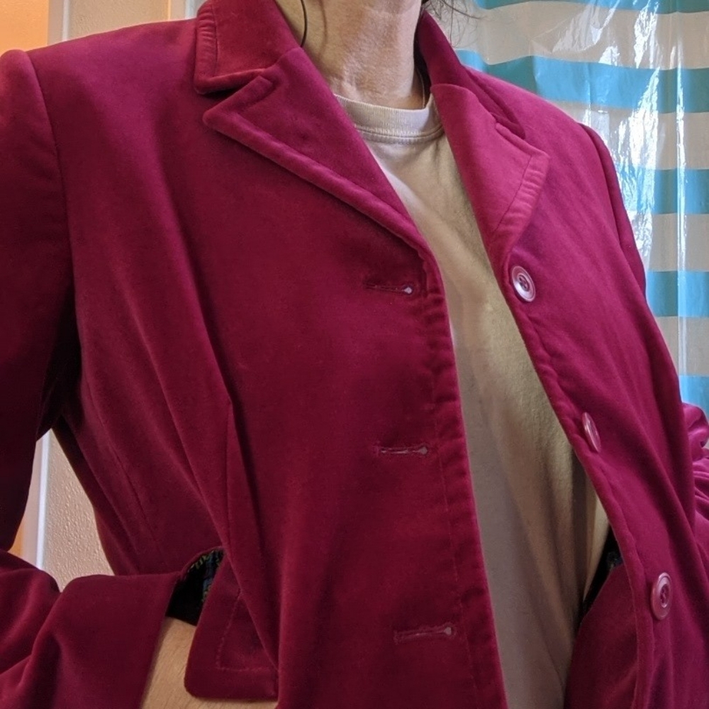 Vintage Marshall Fields velvet blazer/jacket